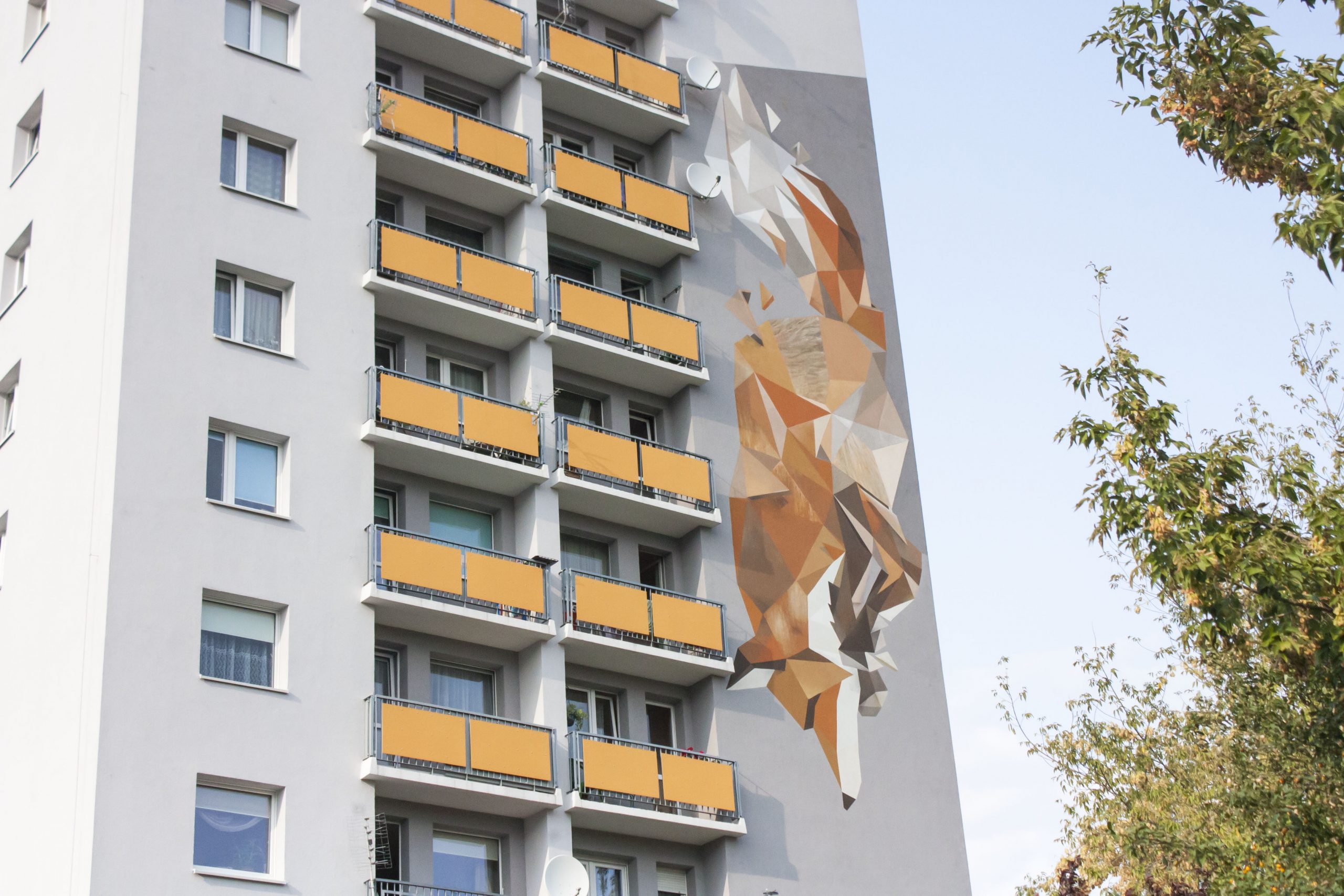 Mural Lisia Zielona Góra